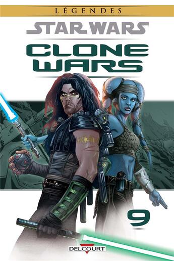 Couverture du livre « Star Wars ; clone wars t.9 » de Brad Anderson et Jan Duursema et John Ostrander aux éditions Delcourt
