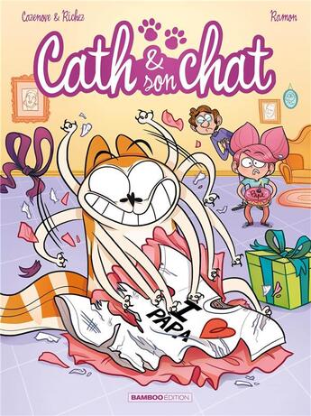 Couverture du livre « Cath et son chat t.2 » de Christophe Cazenove et Richez Herve et Yrgane Ramon aux éditions Bamboo