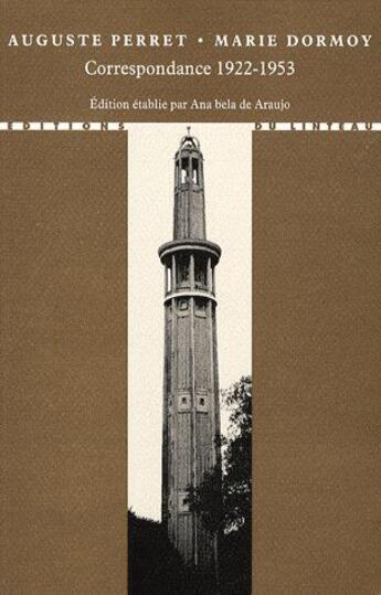 Couverture du livre « Correspondance 1922-1953. » de Perret/De Araujo aux éditions Picard