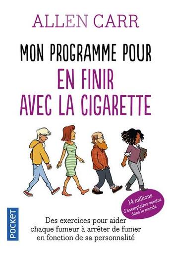 Couverture du livre « Mon programme pour en finir avec la cigarette » de Allen Carr aux éditions Pocket