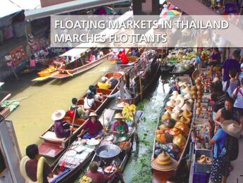 Couverture du livre « Marchés flottants en Thaïlande ; floating markets in Thailand » de Christian Peltier aux éditions Lsdp