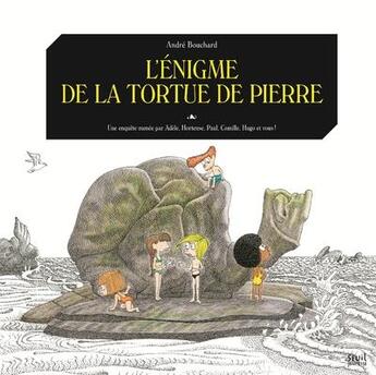 Couverture du livre « L'énigme de la tortue de pierre » de Andre Bouchard aux éditions Seuil Jeunesse