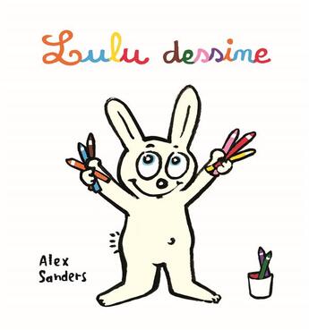 Couverture du livre « Lulu dessine » de Alex Sanders aux éditions Ecole Des Loisirs