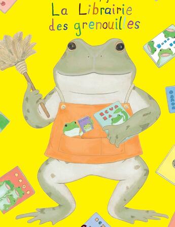 Couverture du livre « La librairie des grenouilles » de Tamiko Yagi aux éditions Cambourakis