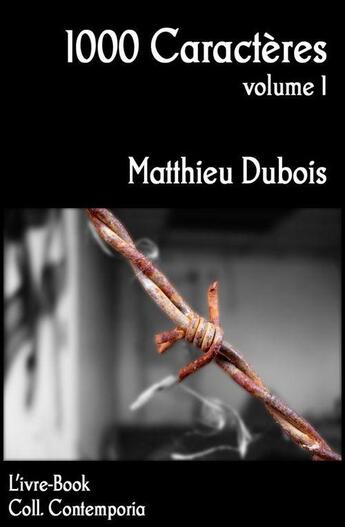 Couverture du livre « 1000 caractères t.1 » de Matthieu Dubois aux éditions L'ivre Book