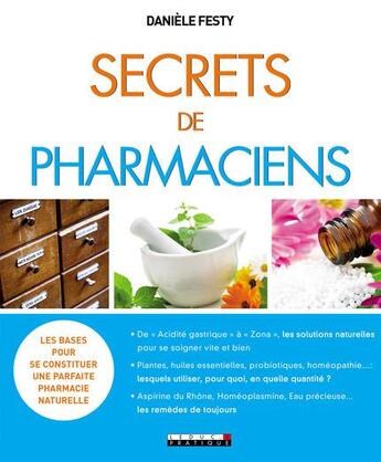 Couverture du livre « Secrets de pharmaciens » de Daniele Festy aux éditions Leduc
