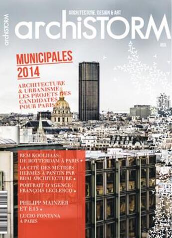 Couverture du livre « Archistorm municipales 2014 - arci65 » de  aux éditions Archistorm