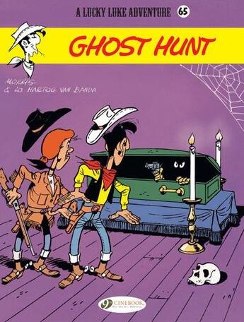 Couverture du livre « Lucky Luke t.65 : ghost hunt » de Lo Hartog Van Banda et Morris aux éditions Cinebook