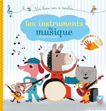 Couverture du livre « Les instruments de musique » de Géraldine Cosneau aux éditions Deux Coqs D'or