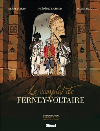Couverture du livre « Le complot de Ferney-Voltaire » de Frederic Richaud et Makyo aux éditions Glenat
