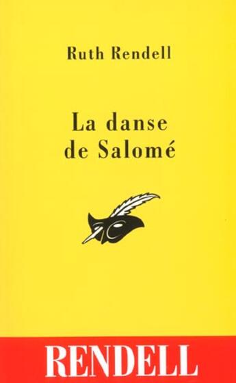 Couverture du livre « La Danse De Salome » de Rendell-R aux éditions Editions Du Masque