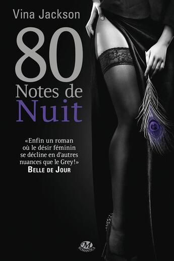 Couverture du livre « 80 notes Tome 6 : 80 notes de nuit » de Vina Jackson aux éditions Milady