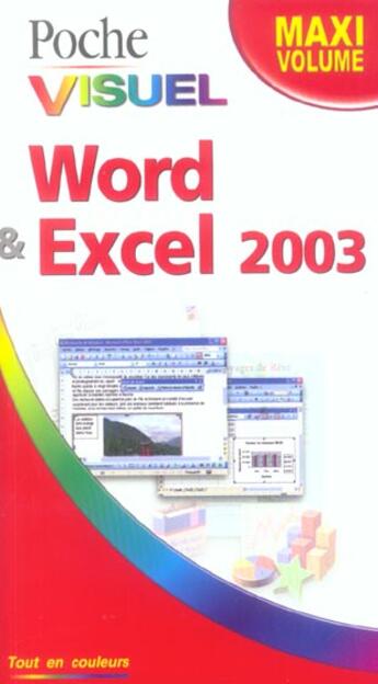 Couverture du livre « Word Et Excel 2003 ; Maxi Volume » de Marangraphics aux éditions First Interactive