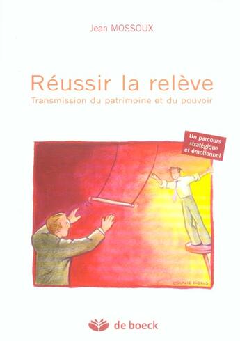 Couverture du livre « Reussir la releve » de Jean Mossoux aux éditions De Boeck Superieur