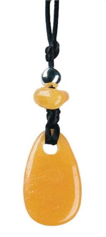 Couverture du livre « Collier calcite orange perle metallique cordon noir » de  aux éditions Dg-exodif