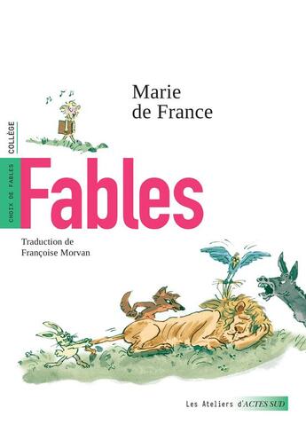 Couverture du livre « Fables » de De France/Laid aux éditions Actes Sud