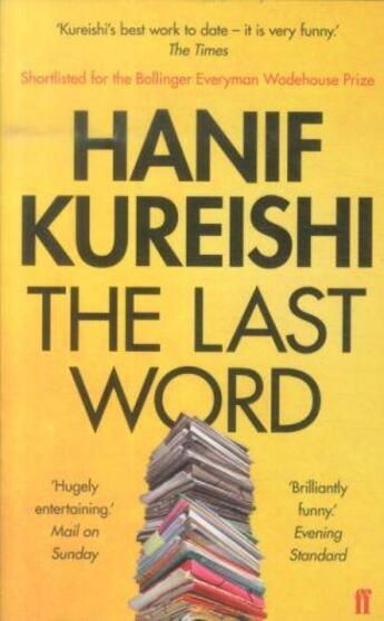 Couverture du livre « THE LAST WORD » de Hanif Kureishi aux éditions Faber Et Faber