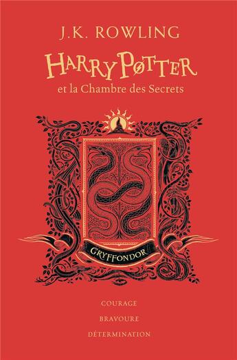 Couverture du livre « Harry Potter Tome 2 : Harry Potter et la chambre des secrets » de J. K. Rowling aux éditions Gallimard-jeunesse