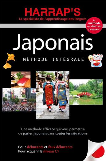 Couverture du livre « Harrap's methode integrale japonais - livre » de  aux éditions Harrap's