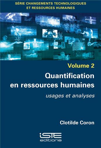 Couverture du livre « Quantification en ressources humaines ; usages et analyses » de Clotilde Coron aux éditions Iste