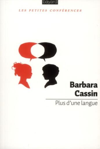 Couverture du livre « Parler une autre langue » de Barbara Cassin aux éditions Bayard