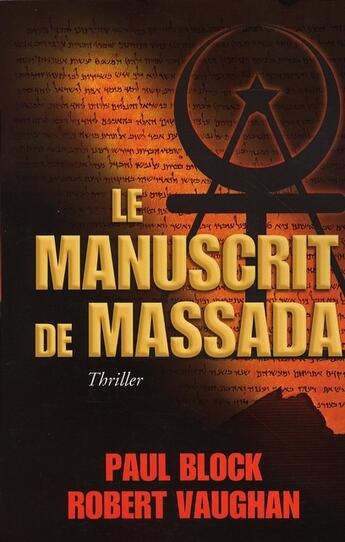 Couverture du livre « Le manuscrit de Massada » de Vaughan aux éditions Viamedias
