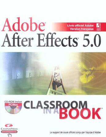 Couverture du livre « Ciab After Effects 5.0 » de Adobe Press aux éditions Campuspress