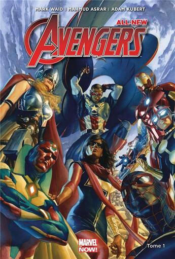 Couverture du livre « All new Avengers t.1 » de Mahmud Asrar et Mark Waid et Adam Kubert aux éditions Panini