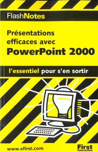 Couverture du livre « Powerpoint 2000 ; Presentation » de Idg aux éditions First Interactive