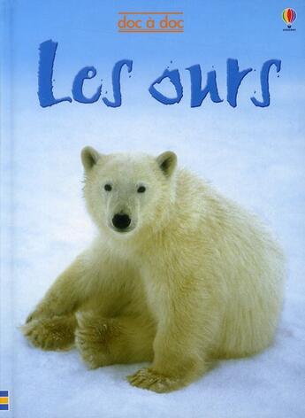 Couverture du livre « Les ours » de Emma Helbrough aux éditions Usborne
