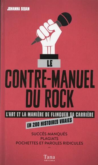 Couverture du livre « Le contre-manuel du rock » de Johanna Seban aux éditions Tana