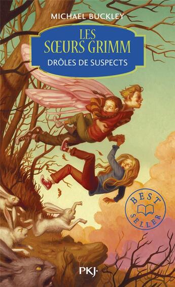 Couverture du livre « Les soeurs Grimm Tome 2 ; drôles de suspects » de Michael Buckley aux éditions Pocket Jeunesse
