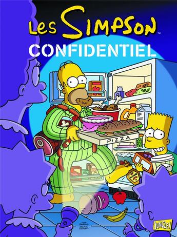 Couverture du livre « Les Simpson Tome 26 : confidentiel » de Matt Groening aux éditions Jungle