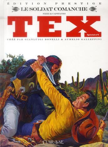 Couverture du livre « Tex spécial t.8 ; le soldat comanche » de Claudio Nizzi et Aldo Capitanio aux éditions Clair De Lune