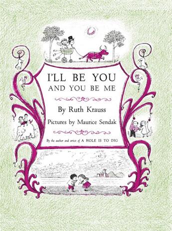 Couverture du livre « Sois moi et je serai toi » de Maurice Sendak et Ruth Krauss aux éditions Memo