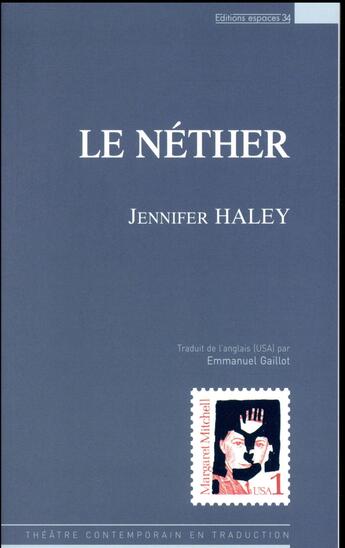 Couverture du livre « Le néther » de Jennifer Haley aux éditions Espaces 34
