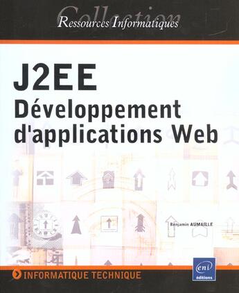 Couverture du livre « J2ee ; developpement d'applications web » de Benjamin Aumaille aux éditions Eni