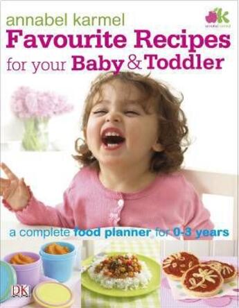 Couverture du livre « Baby and toddler food diary » de Annabel Karmel aux éditions Dorling Kindersley