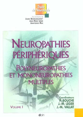 Couverture du livre « Neuropathies peripheriques » de Douin aux éditions Doin