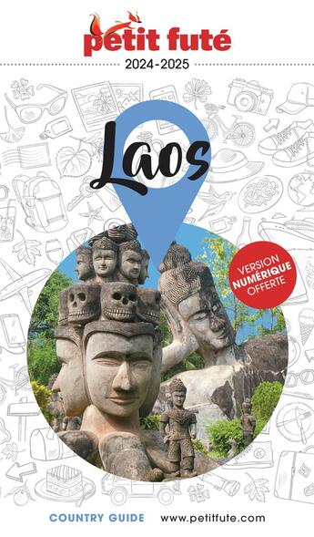 Couverture du livre « Country guide : Laos (édition 2024/2025) » de Collectif Petit Fute aux éditions Le Petit Fute