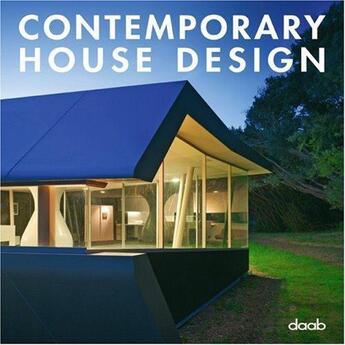 Couverture du livre « Contemporary house design » de Daab aux éditions Daab