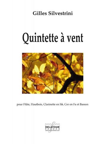 Couverture du livre « Quintette a vent » de Silvestrini Gilles aux éditions Delatour