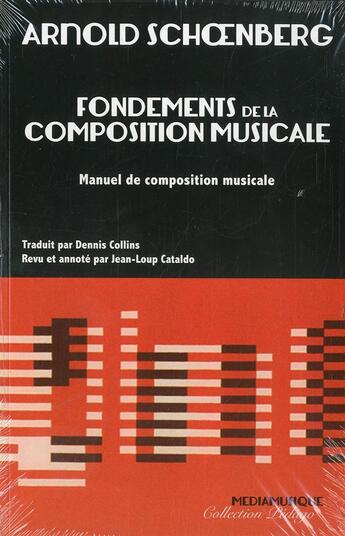 Couverture du livre « Fondements de la composition musicale » de Arnold Schoenberg aux éditions Mediamusique
