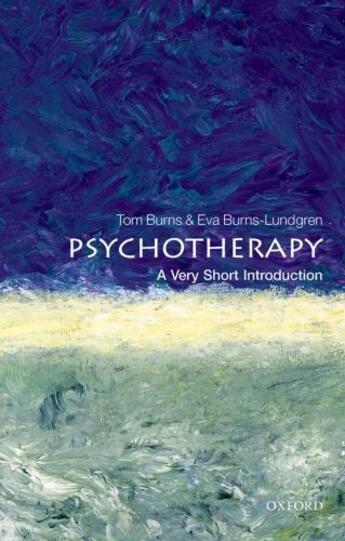 Couverture du livre « Psychotherapy: A Very Short Introduction » de Tom Burns aux éditions Oup Oxford
