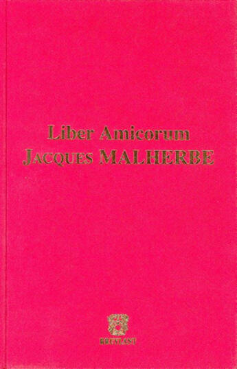 Couverture du livre « Liber amicorum » de  aux éditions Bruylant