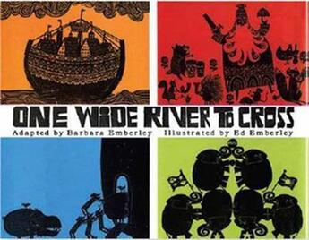 Couverture du livre « Ed emberley one wide river to cross » de Emberley Barbara aux éditions Ammo