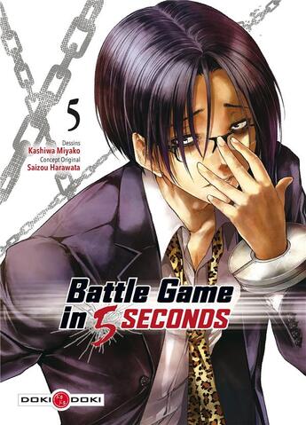 Couverture du livre « Battle game in 5 seconds t.5 » de Kashiwa Miyako et Saizo Harawata aux éditions Bamboo