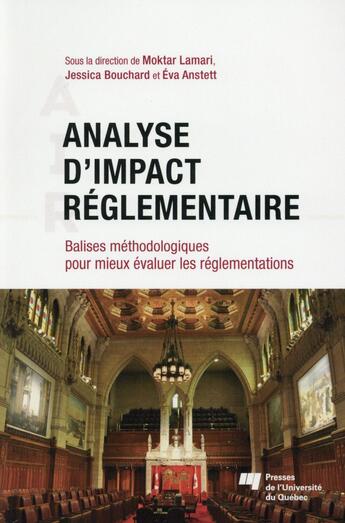Couverture du livre « Analyse d'impact réglementaire (AIR) » de Lamari/Bouchard aux éditions Pu De Quebec