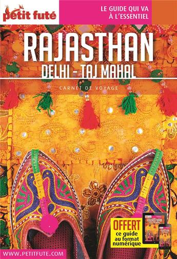 Couverture du livre « GUIDE PETIT FUTE ; CARNETS DE VOYAGE : Rajasthan (édition 2019/2020) » de Collectif Petit Fute aux éditions Le Petit Fute