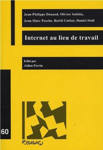 Couverture du livre « Internet au lieu de travail » de  aux éditions Lexisnexis